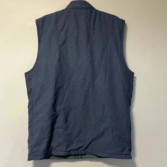 Travis Mathew blue green reversible  vest jacket - Picture 3 of 4
